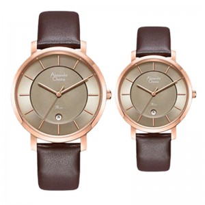 Alexandre Christie AC 8666 Rosegold Brown MDLRGBO LDLRGBO